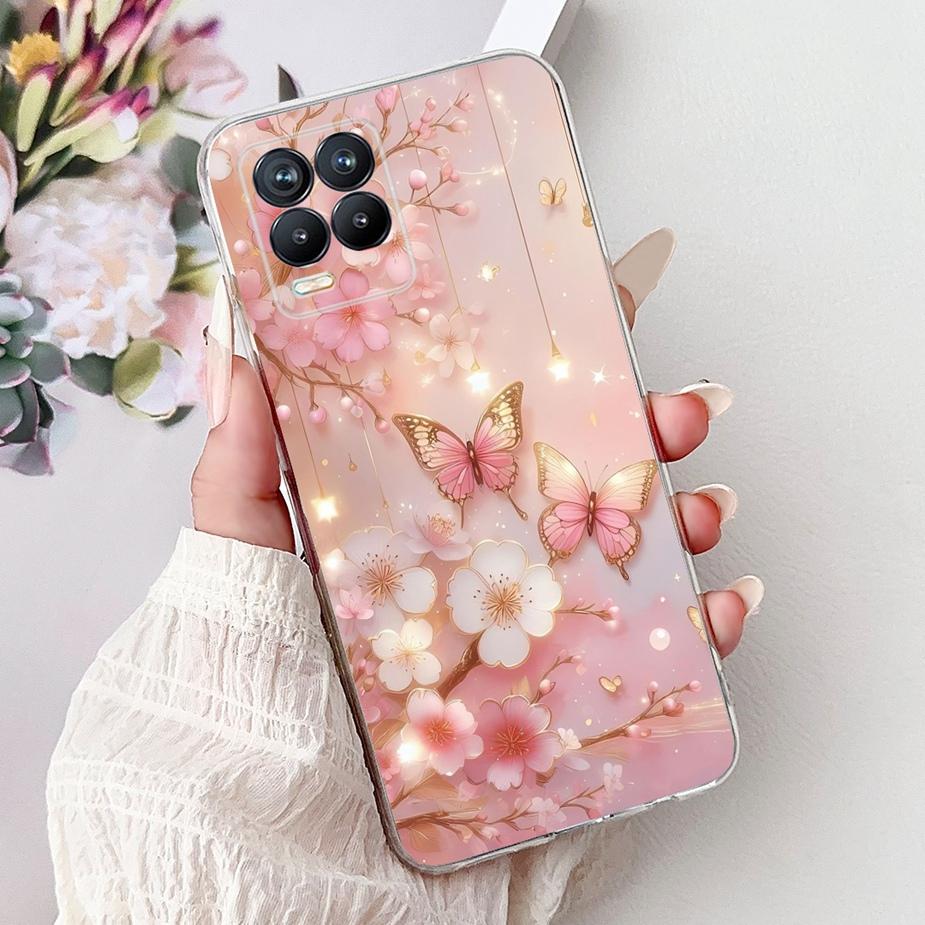 Cute Cat Fashion Painted Cover For Realme 8 Case Cover For Realme 8 Pro Soft Silicone Phone Case For Realme8 5G Realme 8i Bumper