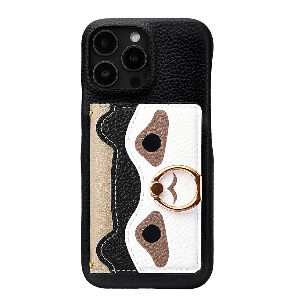 Applicable To Apple Air Mobile Phone Case Clip IPhone17Pro Ring Bracket 17promax Back Cover Leather Case iPhone 17
