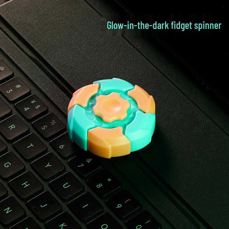Black Tech Magnetic Armor Spinner: Explosive Fingertip Gyroscope for Decompression and Fun