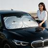 DKHN5 Car Windshield Sunshade Foldable UV Block Heat Shield Protector For BMW X1 X2 X3 X5 X4 X6 X7 G30 G20 G32 G11 G12 F40 F30 Sticker