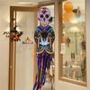 Paper Halloween Outdoor Decoration Bride Groom Day of The Dead Flag Decor  Home