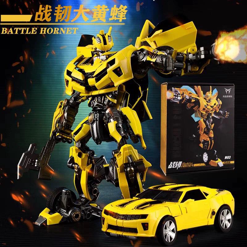 Transformation Toys Robot Hornet Warrior Bumblebe Deformation Figure Weijiang Bumble M-03 Model M03 Bee Entertaining Play Safe Kid Friendly Fun
