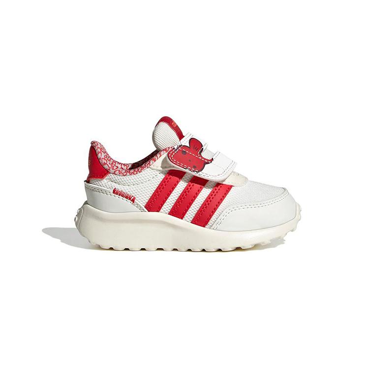 adidas Neo Run 70S CNY AC Anti-Slip Wear-Resistant Low-Top Sports Casual Shoes White Red Infant And Toddler IE4263