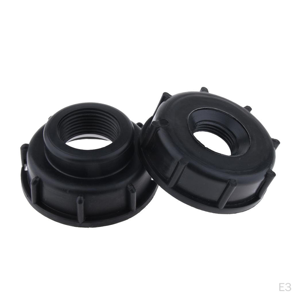 1000 Tote Connector IBC Tank Container Fitting Hose, 2 inch for Coarse to Female Thread -