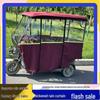Thickened Velvet Electric Tricycle Canopy with Transparent Rain & Sun Protection