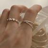 Trendy Geometric Heart Ring: Women's Fashionable Korean-Style Stacking Ring