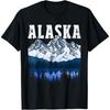 Alaska Mountain Nature Alaska Travel Vacation Distressed T-Shirt