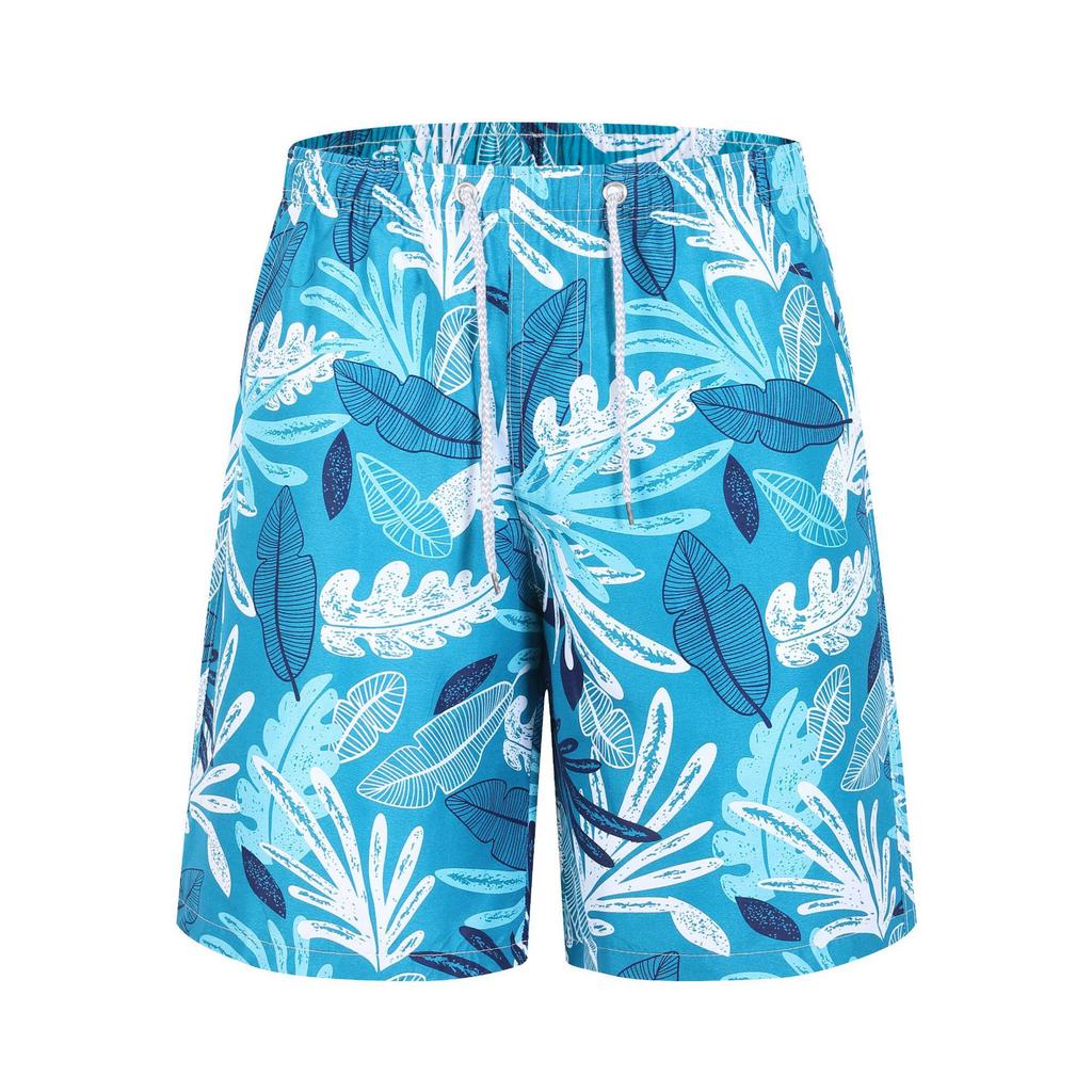 Men's Quick-Dry Beach Shorts - Summer Swimwear, Mid-Length, Unisex Design