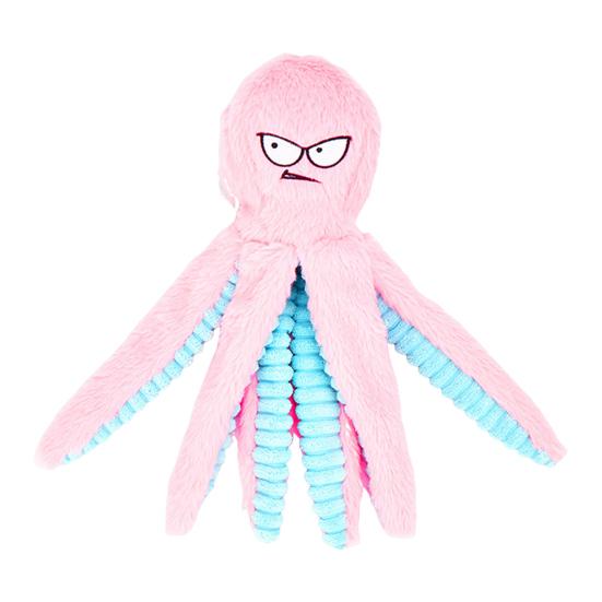Dog Plush Octopus Toy Interactive Chew Toy Bite Resistant Sound Puppy Squeaky Octopus Rattle Pet Supplies