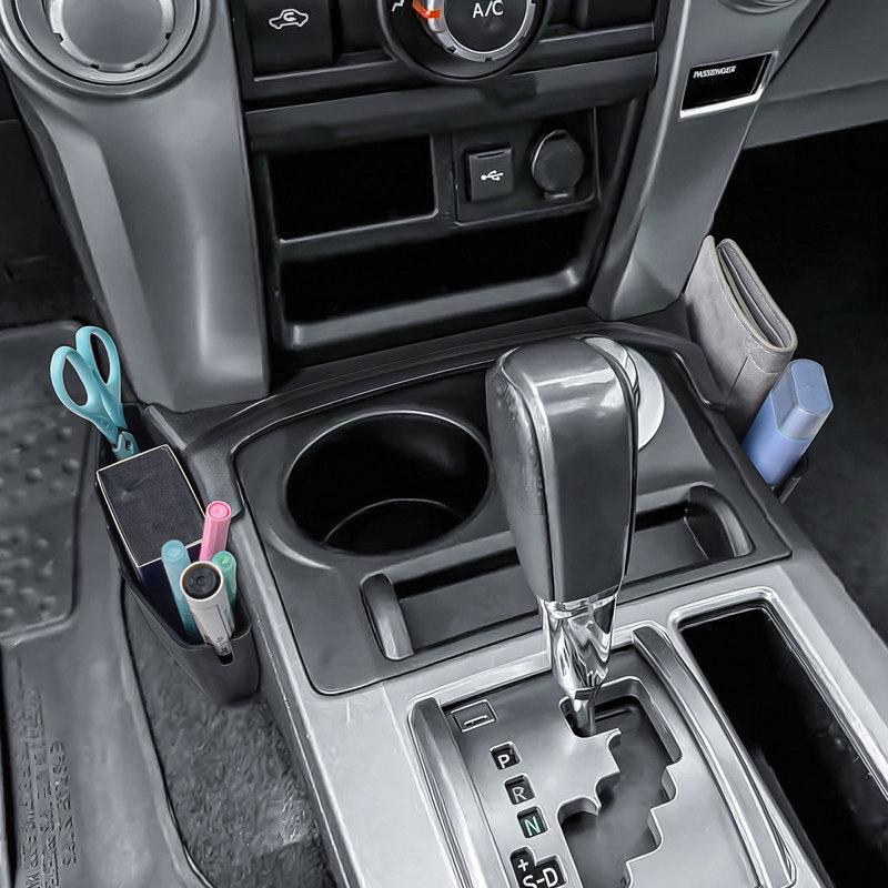 Gear Shift Hanging Storage Box for 2010-2024 Toyota 4Runner Center Console Organizer Gear Shift Side Interior Storage Box Tray