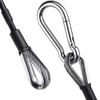 2Pcs Heavy Duty Pulley Cable Fitness Extension Rope Replacement Gym Cable with Carabiner for Home Gym Machine Accessory