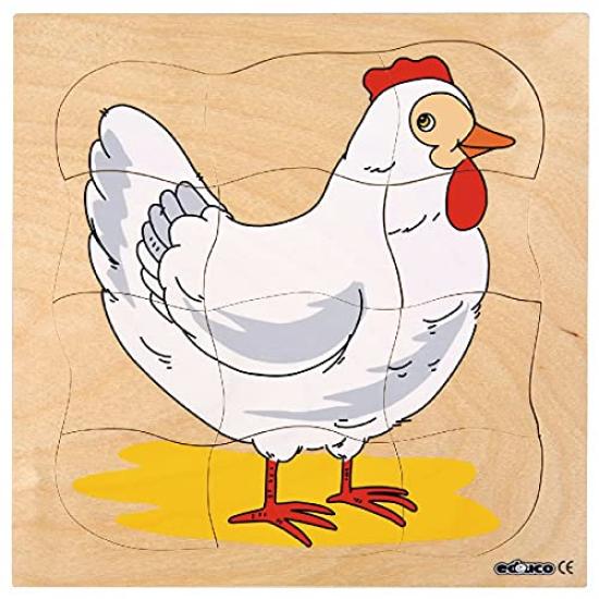 

Educo 522012 Зростаючий пазл (Курка) 31 штука