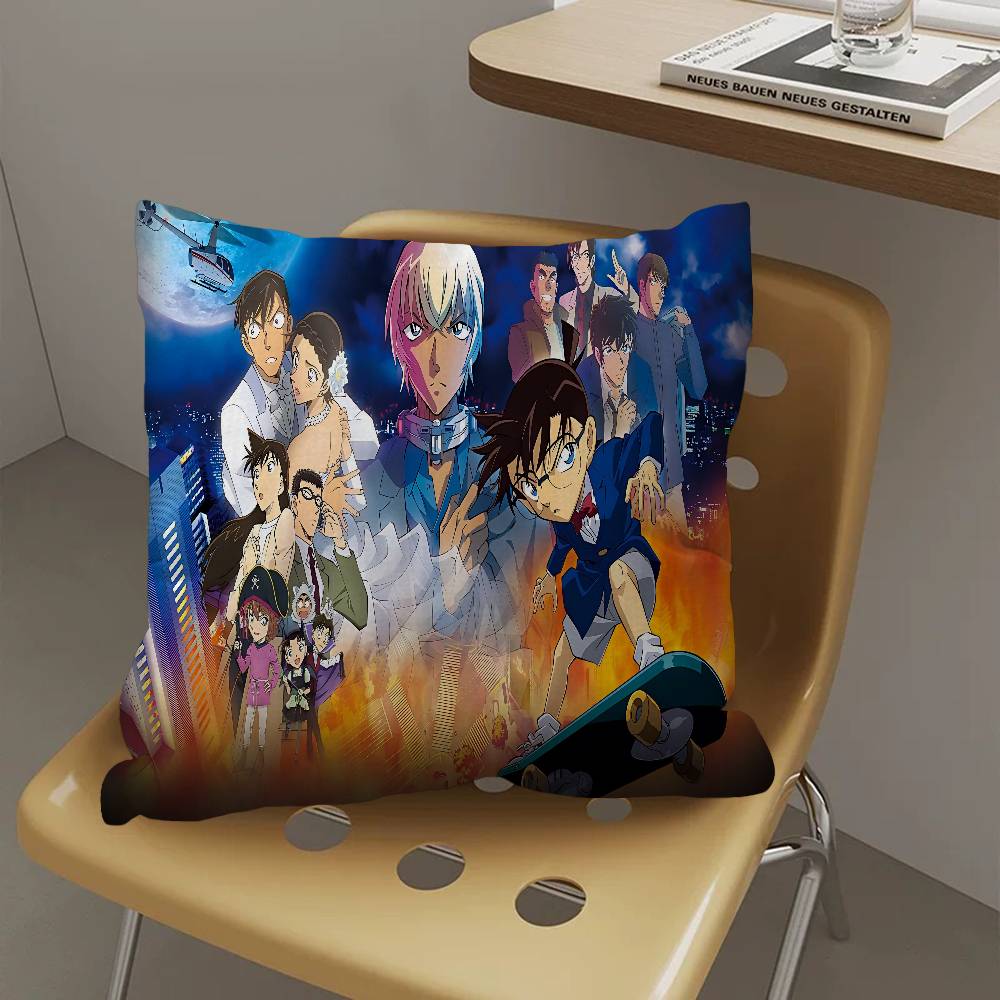 D-Detective C-Conan Lucky Dragon Pillow Cover Sofa Cushion Cover Home Room Decoration Children Gift