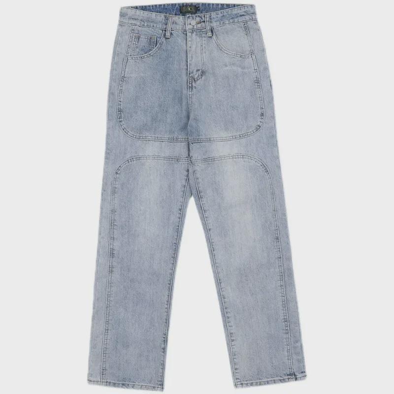 Men's Retro Washed High Street Summer Loose Fit Jeans
