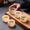 Ink Glass Master Cup Single Cup Personal Special Tea Drinking Cup Kung Fu Tea Set Household Men and Women Water Cup