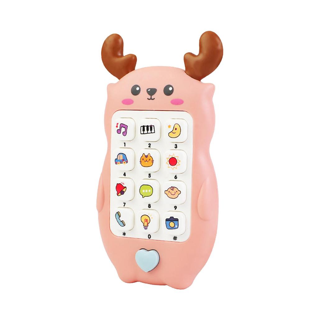 Electronic Learning Smartphone Toy Baby for Toddler 6 Months+ Pink