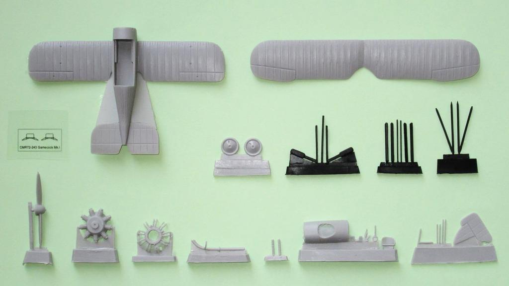 Czech Master Resin Brytyjski Gloucester Gamecock Zestaw Żywiczny (CMR) 1/72 Mk.I CMR72-243 (Samolot)