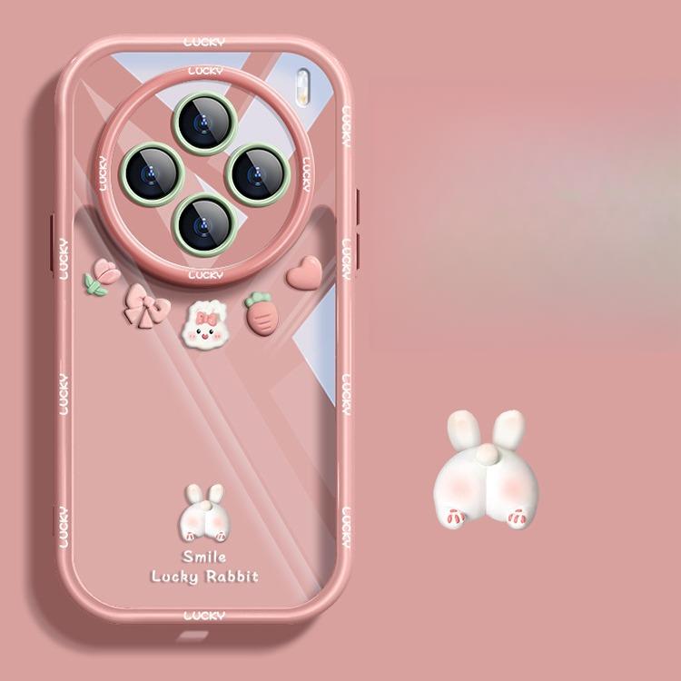 

Applicable To Opporeno11pro Mobile Phone Case S18/17 Cartoon Rabbit Xiaomi 14 Lens Full-package Transparent Anti-fall Redmi Note 12 Pro 5G