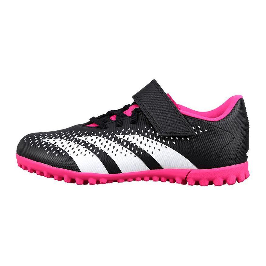 Adidas Predator Accuracy.4 TF Low Top Kids Football Shoes Kids Football Shoes Black White Pink GW7083