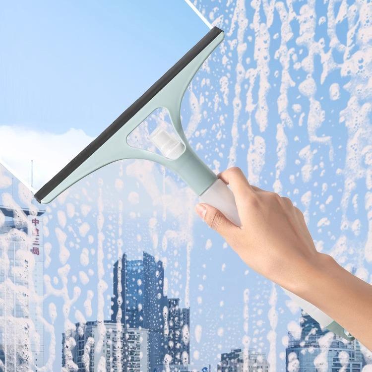 Double-Sided Glass Squeegee with Spray Head - Streak-Free Multifunctional Cleaner