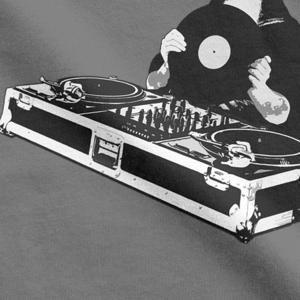 Pánské DJ Mona Lisa Tričko Čistá bavlna Oblečení Humor Krátký rukáv Kulatý výstřih Tričko Nápad na dárek Trička