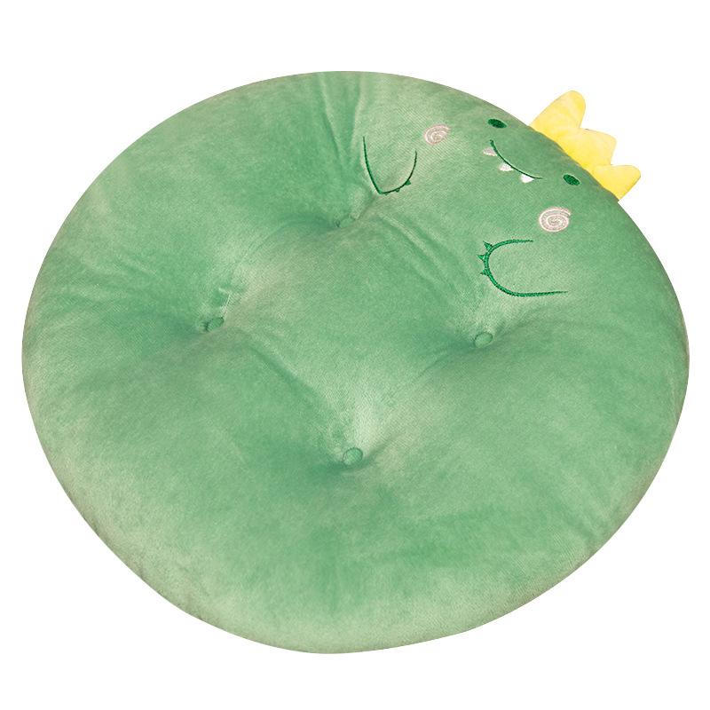 Cute Cartoon PP Cotton Round Cushion - Soft Tatami Chair & Living Room Seat Pad with Backrest Support
