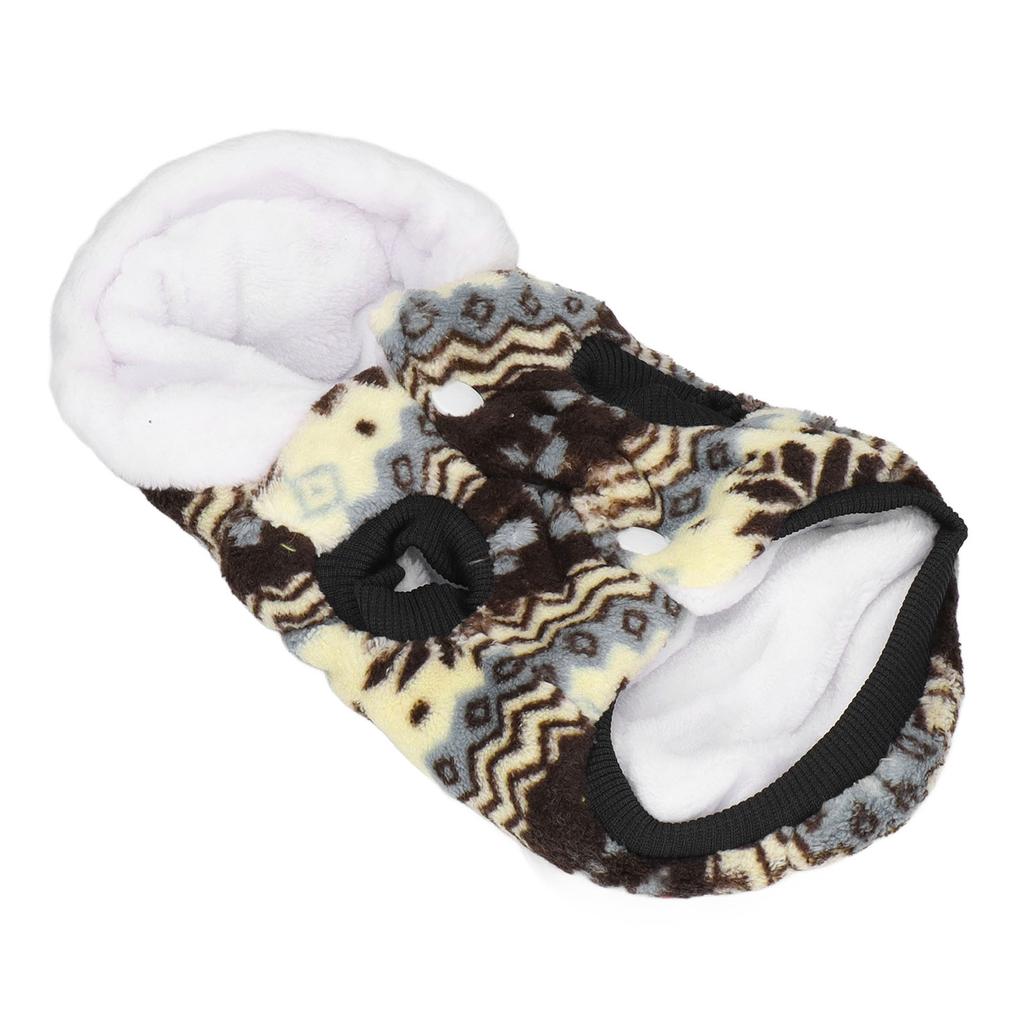 Veste à capuche en peluche pour chien Douce Chaude Légère Animal de compagnie Chat Sweat à capuche en peluche pour Petits Moyens Chiens Chats