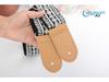 Ethnic Style Embroidered Guitar Crossbody Shoulder Strap for Acoustic and Electric Guitars.