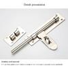 Thickened Stainless Steel Door Bolt Latch Security Door Bolt Latch Buckle Window Safety Lock Large Latch Home Decoration