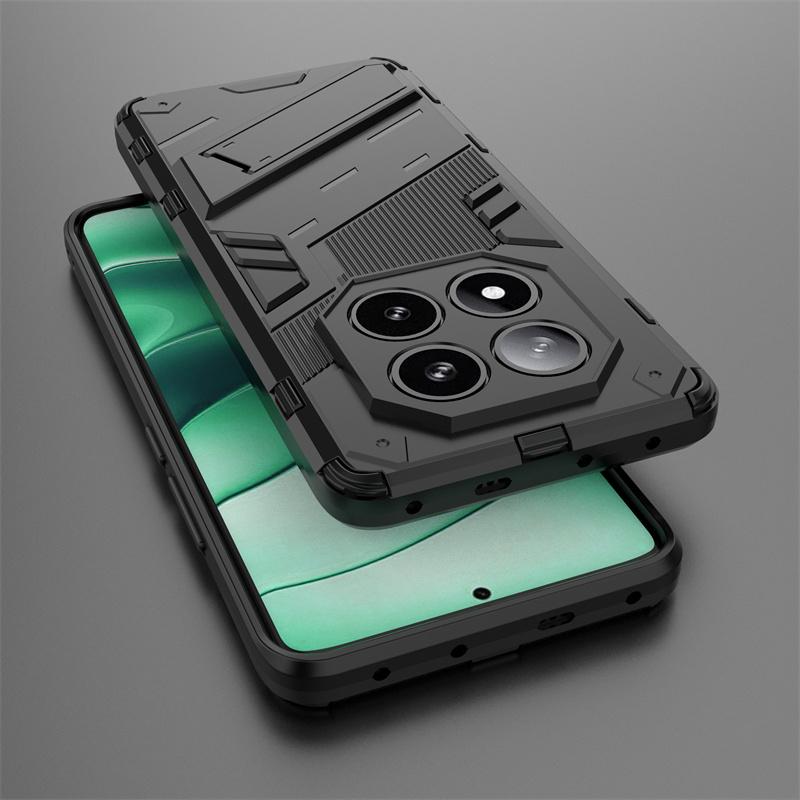 Husă Armură Pentru Redmi Note 14 Pro 5G Huse Suport Magnetic Stand Husă Telefon Pentru Redmy Note14 Note14pro Plus 5G Capac Spate PC Dur