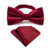 Bow Tie Plus Pocket Towel Set, Groom'S Wedding Bow Tie.