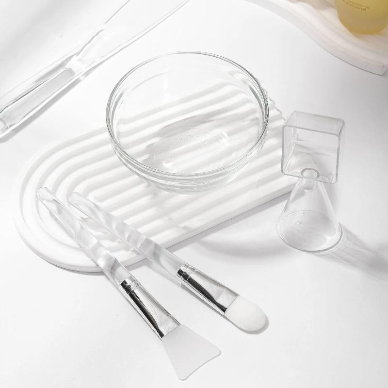 All-In-One 5 In 1 DIY Facial Mask Mixing Set with Bowl Brush and Cup for Creative Skincare