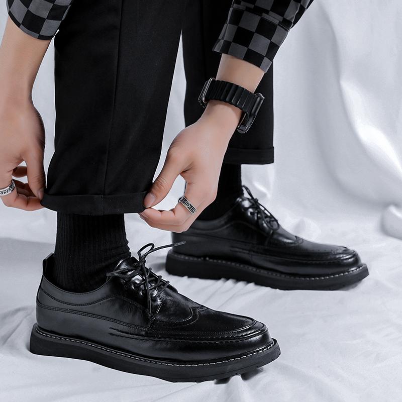 Casual Men's Leather Shoes Classic Retro Minimalist Style Outdoor Leisure Trend Party Daily Business Office Hot Selling Shoes