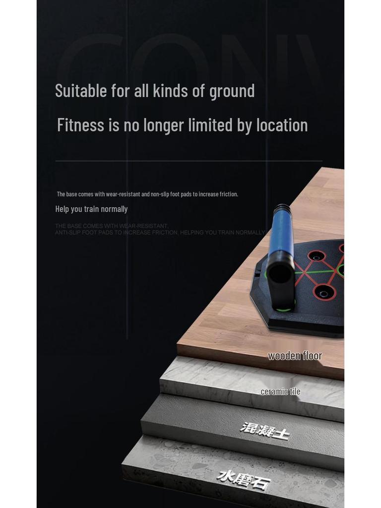 Portable Multifunctional Foldable Push-Up Board Stand for Cross-Border Use