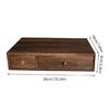 Elegante Holz-Arbeitsplatten-Organizer mit Trennwänden für Küche und Bad