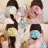 Flower Shape Elastic Hair Bands Hair Tie Embroidery Large Hair Scrunchies  Daily