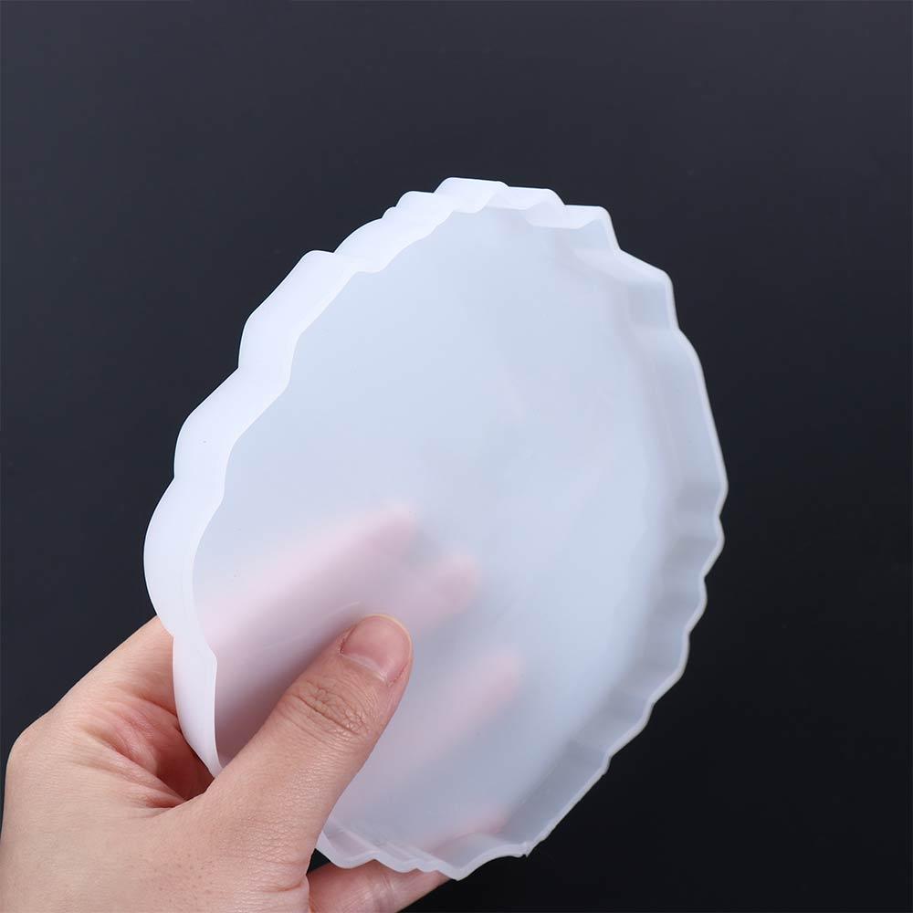 Home Decoration Silicone Cup Mats Clay Pad Making Tools Tray Mould Resin Casting Mold Coaster Mold