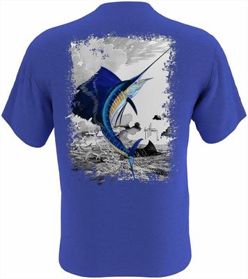 Guy Harvey Leaping Sailfish Short Sleeve Unisex T-Shirt