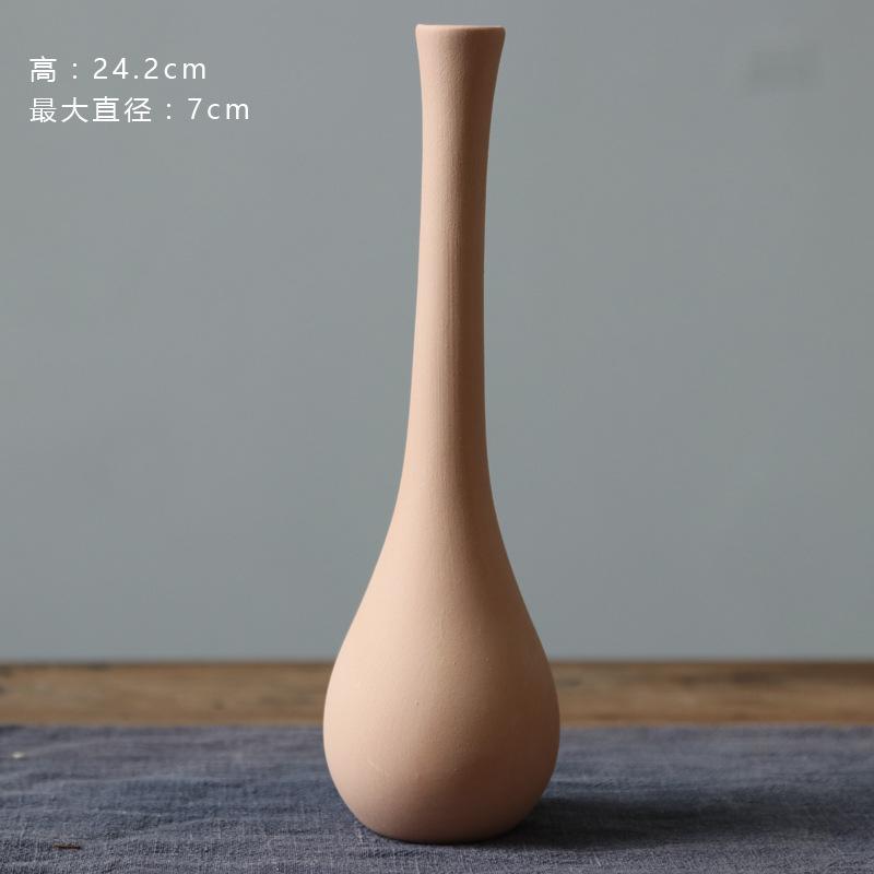 Unglazed Ceramic Vase Nordic Minimalist, Creative DIY Pottery for Home Decor, White Bisque Flower Holder Photo Prop