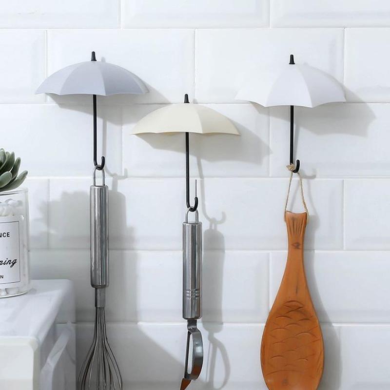 3 szt. Samoprzylepny hak do zawieszania na ścianie kuchnia drzwi do łazienki tylny wieszak na ręczniki wieszak na klucze uniwersalne haki do wieszania gadżetów do przechowywania