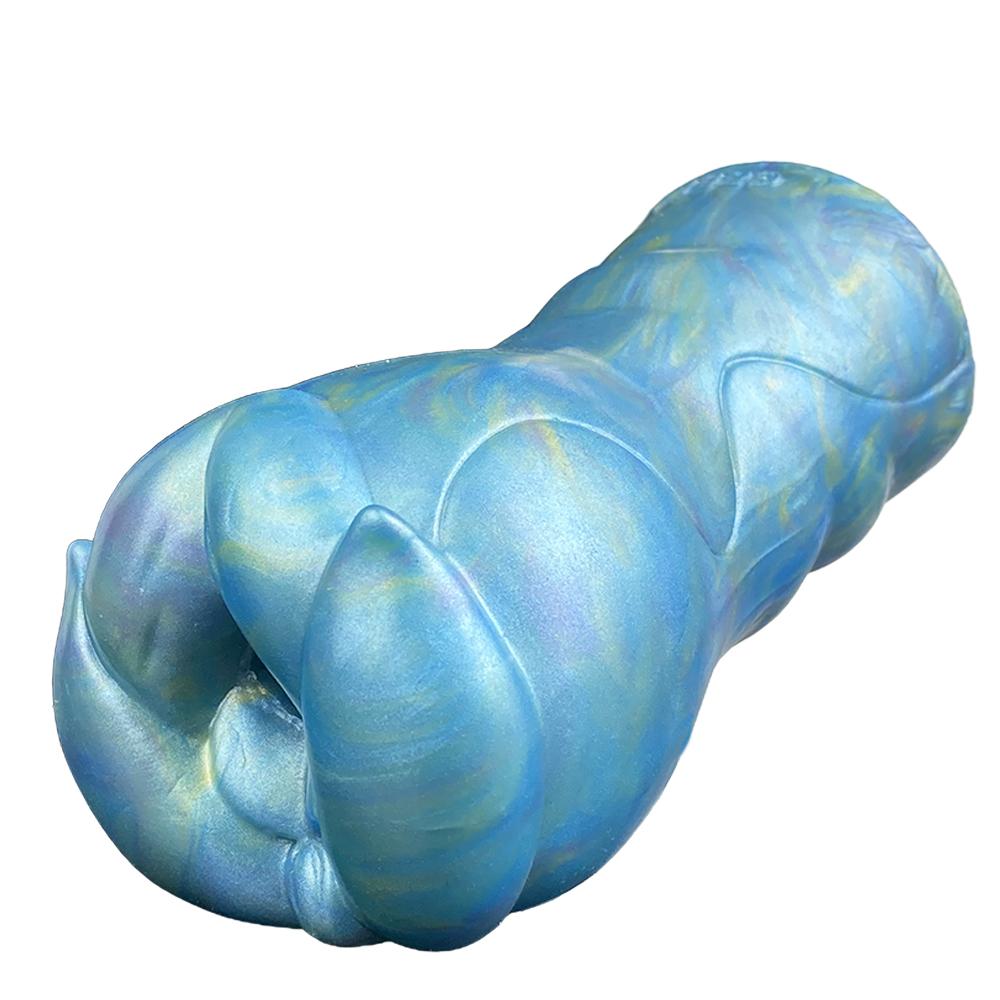 GEEBA kieszonkowa cipka dla mężczyzn imitacja zwierzęcia kubek do masturbacji silikonowa pochwa odbytu Masturbator trener penisa seks dla dorosłych