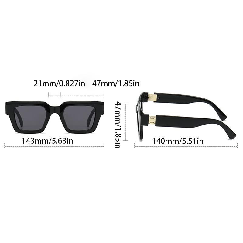 Fashion Square Women Sunglasses Candy Color Clear Gradient Eyewear Men Punk Large Frame Sun Glasses
