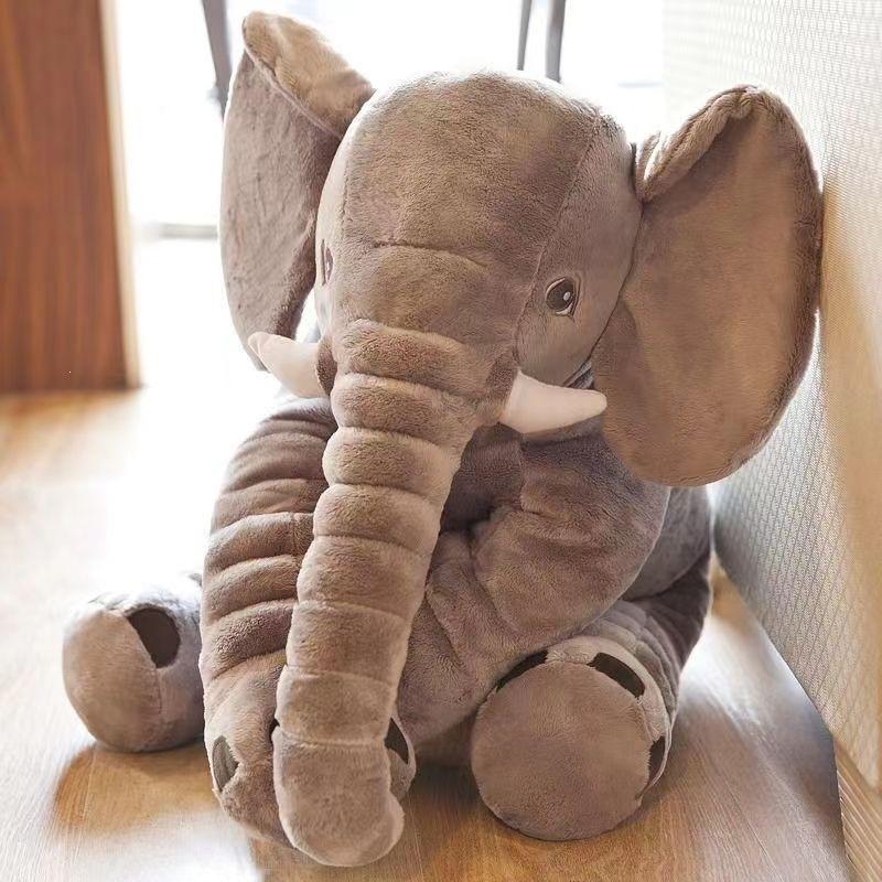 28/34/50cm Soft Elephant Plush Toys Cute Elephant Baby Sleeping Pillow Stuffed Animals Best Gifts For Kids Birthday Room Decor