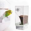 Transparent Automatic Feeder Automatic Bird Seed Feeder Hanging Food Box Trough