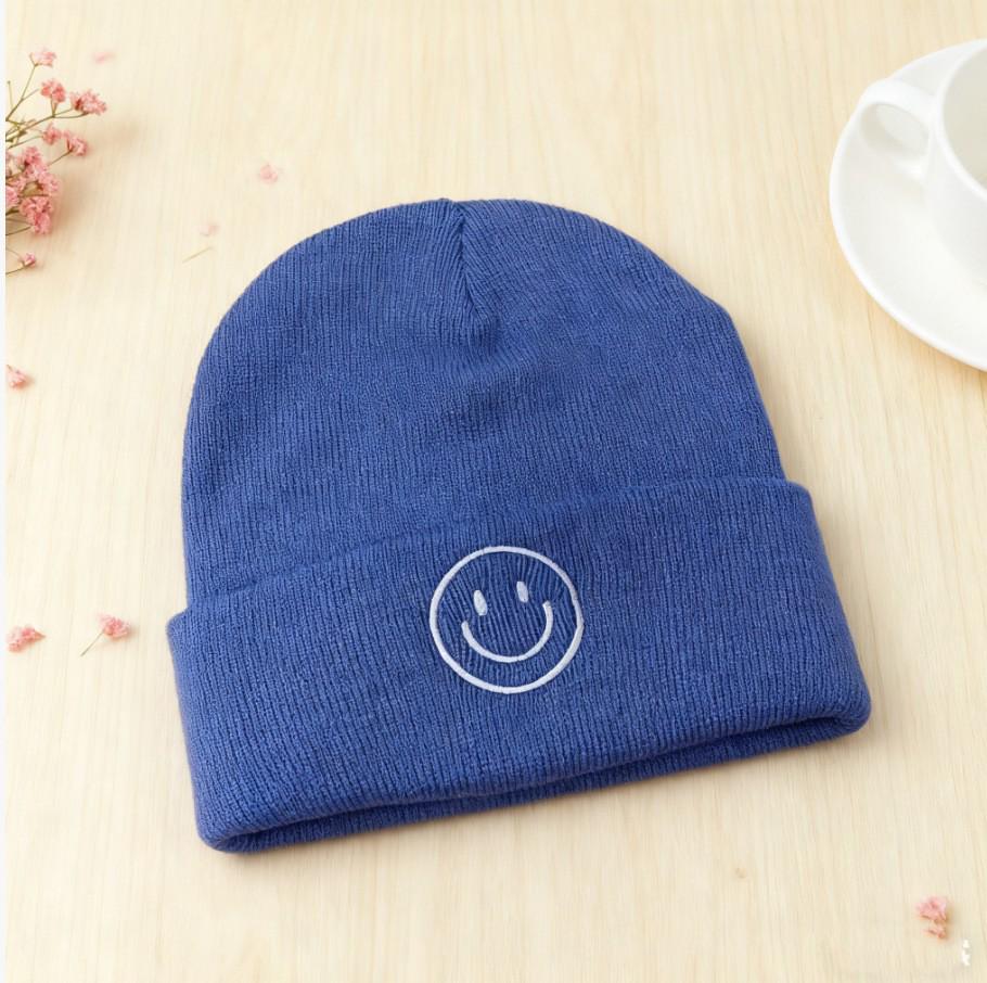 Všestranná trendy akrylová pletená čepice - Unisex podzim/zima Hip Hop styl pro ochranu před chladem.