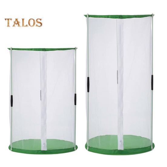 Mini seră Butterfly Habitat pentru observare în interior și exterior Cușcă robustă, reutilizabilă, în formă de cilindru, cu plasă vizibilă