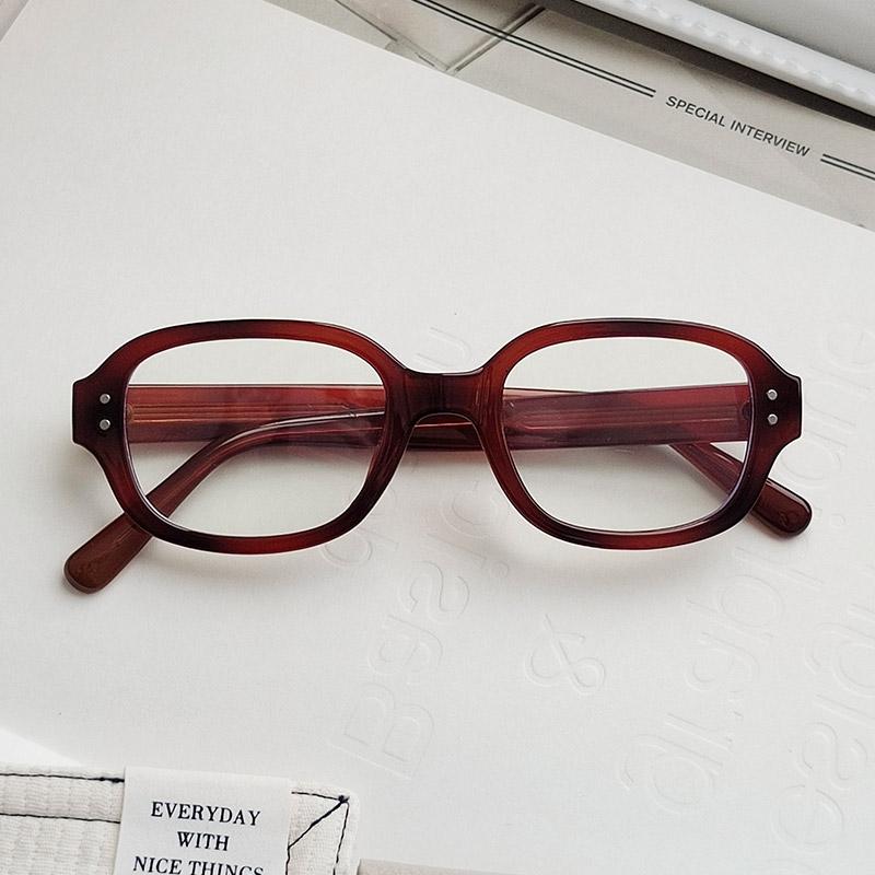 Vintage Square Frame Eyeglass Women Red Computer Reading Glasses Clear Anti Blue Light Blocking Eyewears Decorative Goggles
