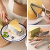 Iplusmile 2Pcs Cake Cutter Slicer, Stainless Steel Pie Cutter and Server Set, Adjustable Cheese Cake Divider Separator with Double Handle Tool