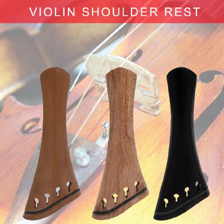 4 String Violin Tailpiece Replacement String Adjuster Professional String Holder Standard Wood 4/4 Violin Tailpiece