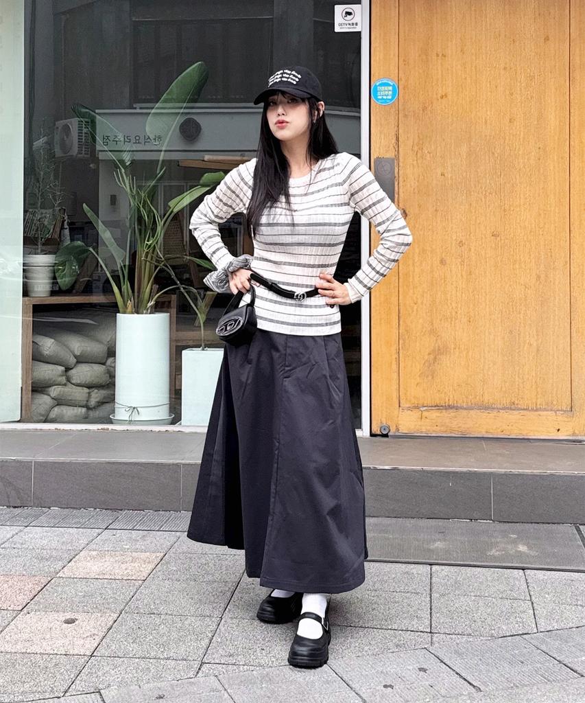 JUCYJUDY Striped Wool Knit Pullover Jzkt021B